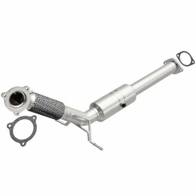 MagnaFlow direct-fit catalytic converter fits 2002-2004 Volvo S60 and Volvo V70, this and 2002-2003 Volvo S60 2.4L stainless steel CARB compliant OBDII 51487
