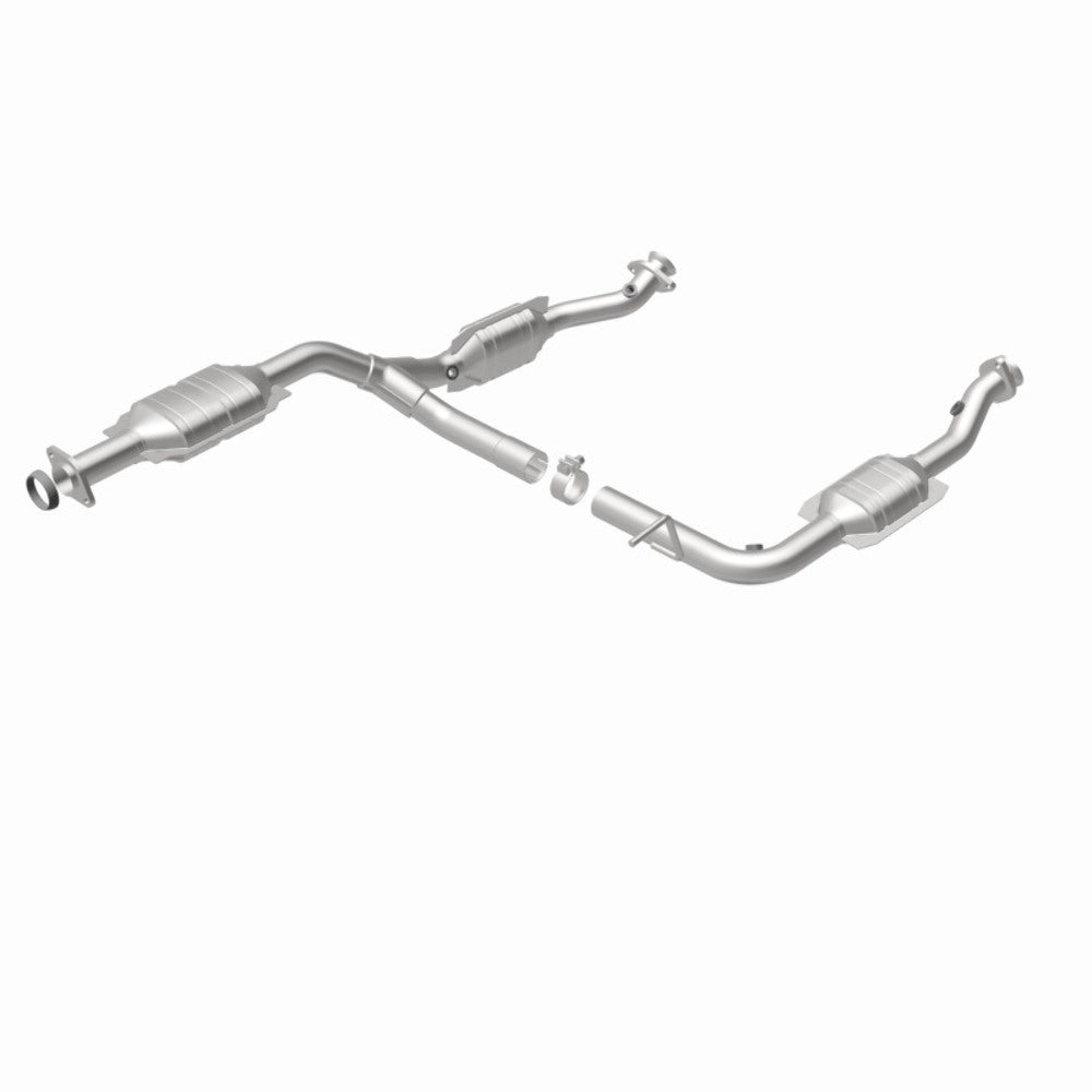 MagnaFlow direct-fit catalytic converter fits 2002-2004 Ford Explorer and Mercury Mountaineer and 2002-2004 Explorer 4L Y stainless steel CARB compliant 93372