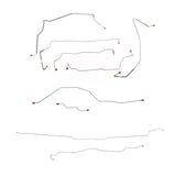 Complete Brake Line Kit for 2002-2004 Ford F-250 AWABS ABS disc brakes stainless steel