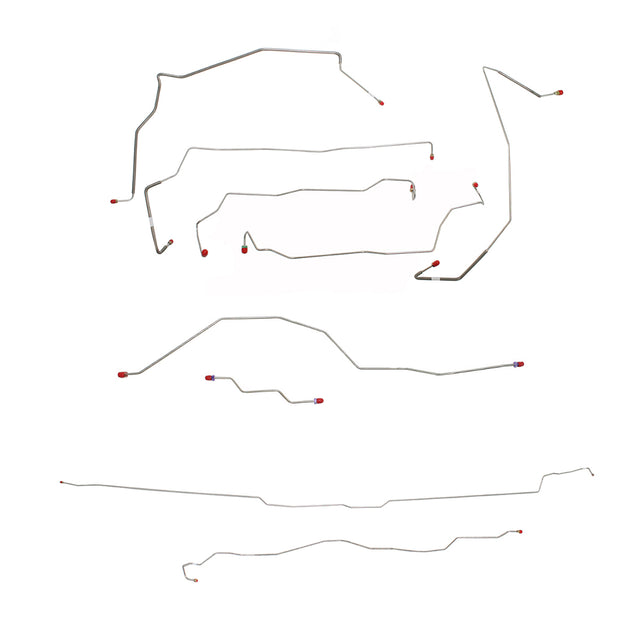 Complete Brake Line Kit for 2002-2004 Ford F-250 AWABS ABS disc brakes stainless steel
