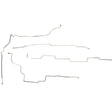 t 02-05 Buick Rendezvous AWD, AWABS Intermediate Brake Line Kit Stainless Steel AIN0203SS Fine Lines