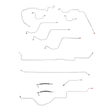 t 02-05 Dodge Ram 1500 Brake Line Kit 4WD Ext Cab/Short Bed AWABS Fine Lines