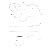 t 02-05 Dodge Ram 1500 Brake Line Kit 4WD Ext Cab/Short Bed AWABS Fine Lines