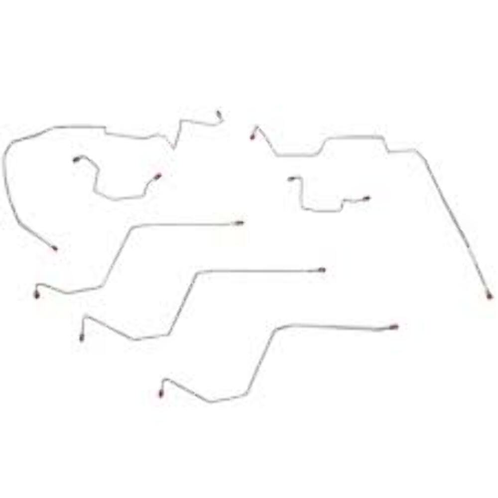 t 02-05 Dodge Ram 1500 Brake Line Kit 4WD Ext Cab/Short Bed AWABS Fine Lines