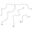 Front Brake Line Kit for 2002-2005 Dodge Ram 1500 ABS 2WD stainless steel