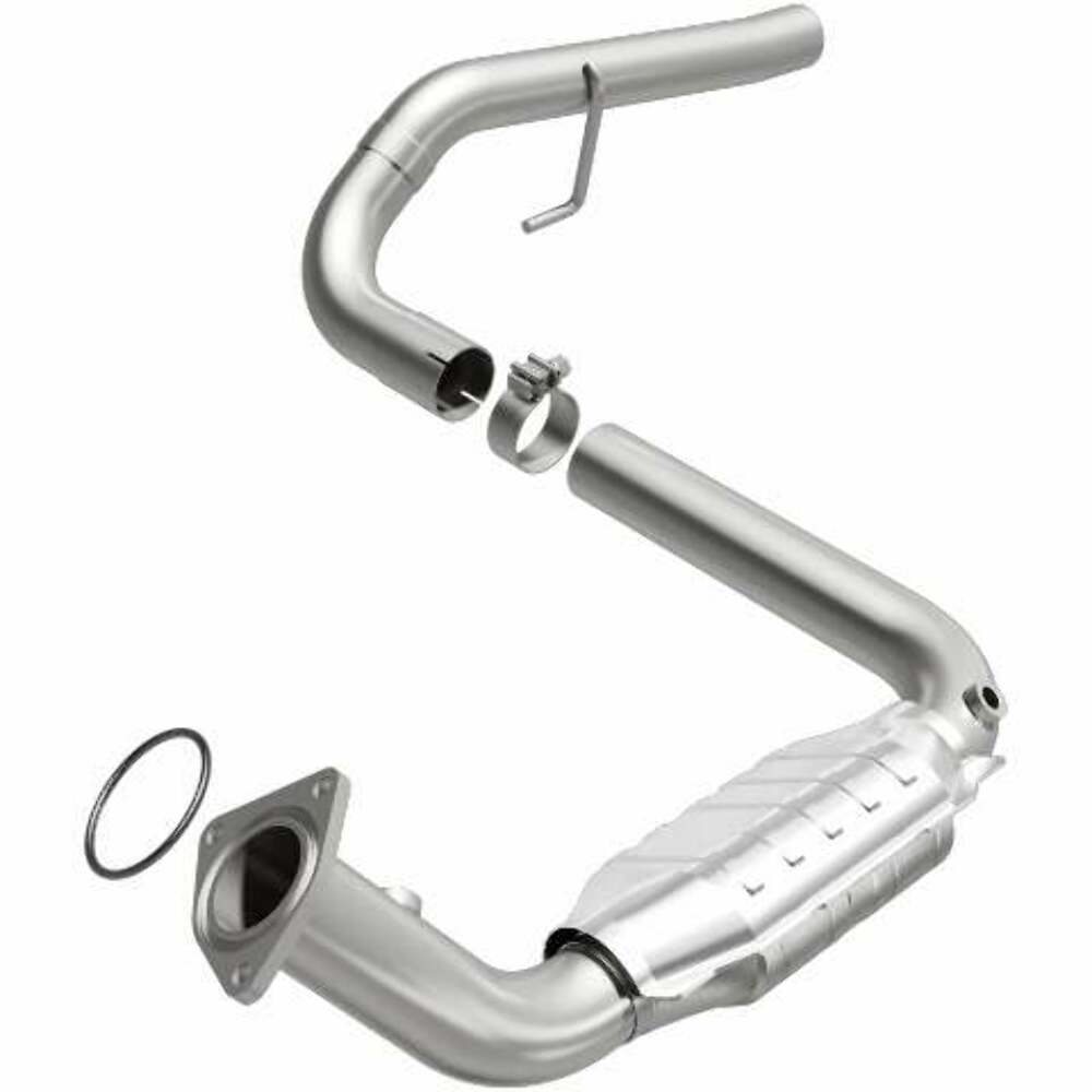 MagnaFlow direct-fit catalytic converter fits 2002-2006 Cadillac Escalade, 2001-2006 GMC Yukon, and additional vehicles and 2002-2005 Escalade 6.0L driver side 6.0L driver side sta