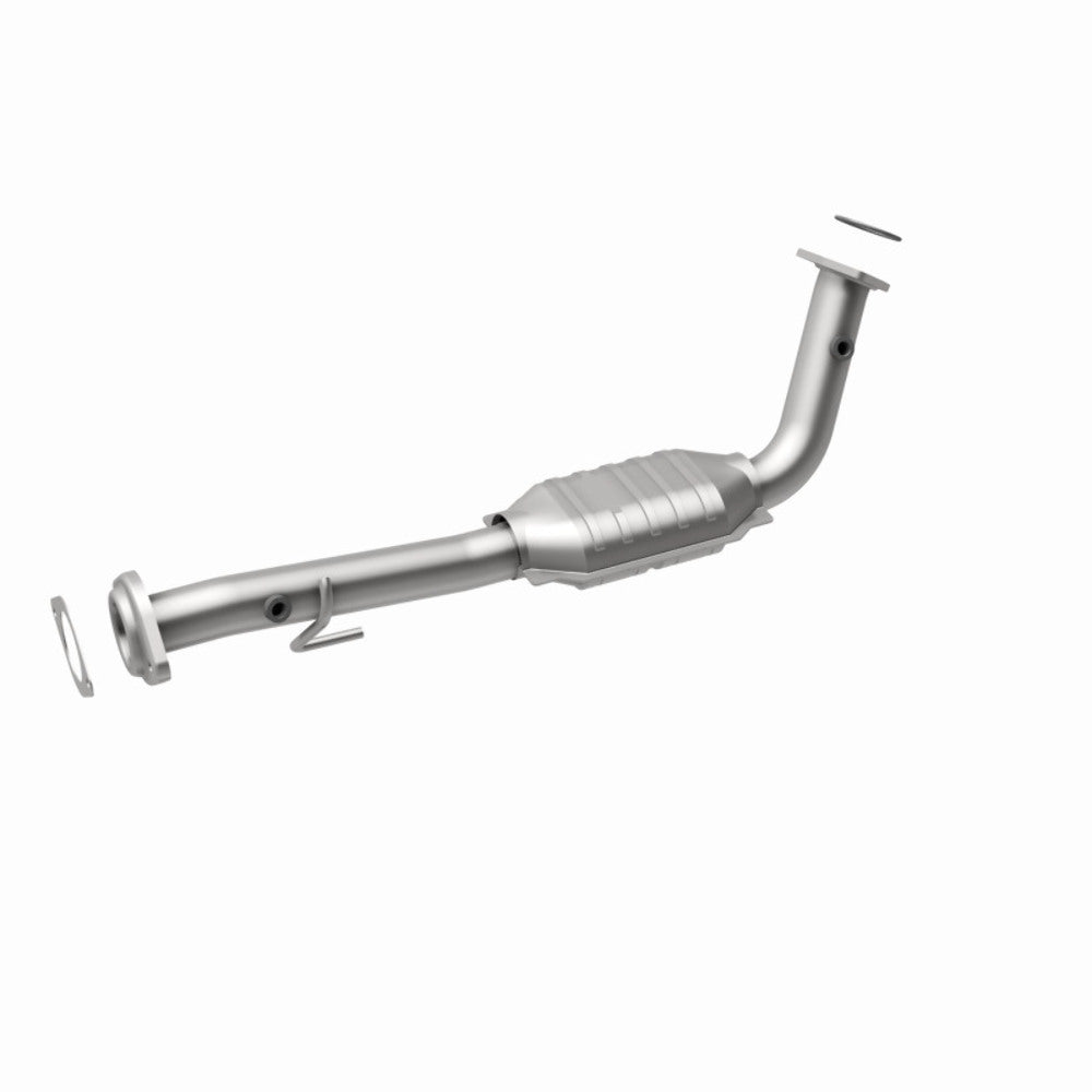 MagnaFlow direct-fit catalytic converter fits 2002-2006 Cadillac Escalade, 2001-2006 GMC Yukon, and additional vehicles. Avoid potential exhaust leaks by using the included gaskets
