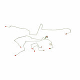 Front Brake Line Kit for 2002-2003 Ford Ranger AWABS ABS 4WD stainless steel