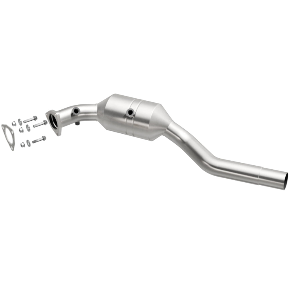MagnaFlow direct-fit catalytic converter fits 2002-2005 Porsche 911 passenger side passenger side stainless steel CARB compliant 444067