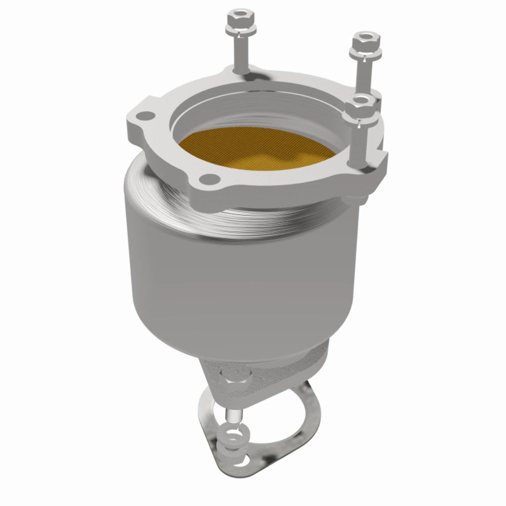 MagnaFlow direct-fit catalytic converter fits 2002-2005 Kia Sedona, Hyundai XG350, and more, this and 2002-2005 Sedona frt mani stainless steel CARB compliant OBDII 49310