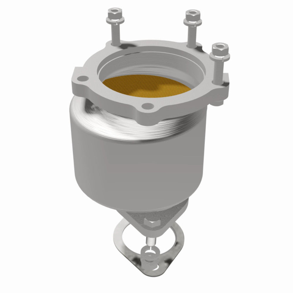 MagnaFlow direct-fit catalytic converter fits 2002-2005 Kia Sedona, Hyundai XG350, and more, this and 2002-2005 Sedona frt mani stainless steel CARB compliant OBDII 49310