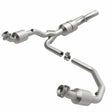 MagnaFlow direct-fit catalytic converter fits 2001-2002 Dodge Ram 3500 Van, Dodge Ram 2500 Van, and additional vehicles. Hardware is included to eliminate the hassle of working wit