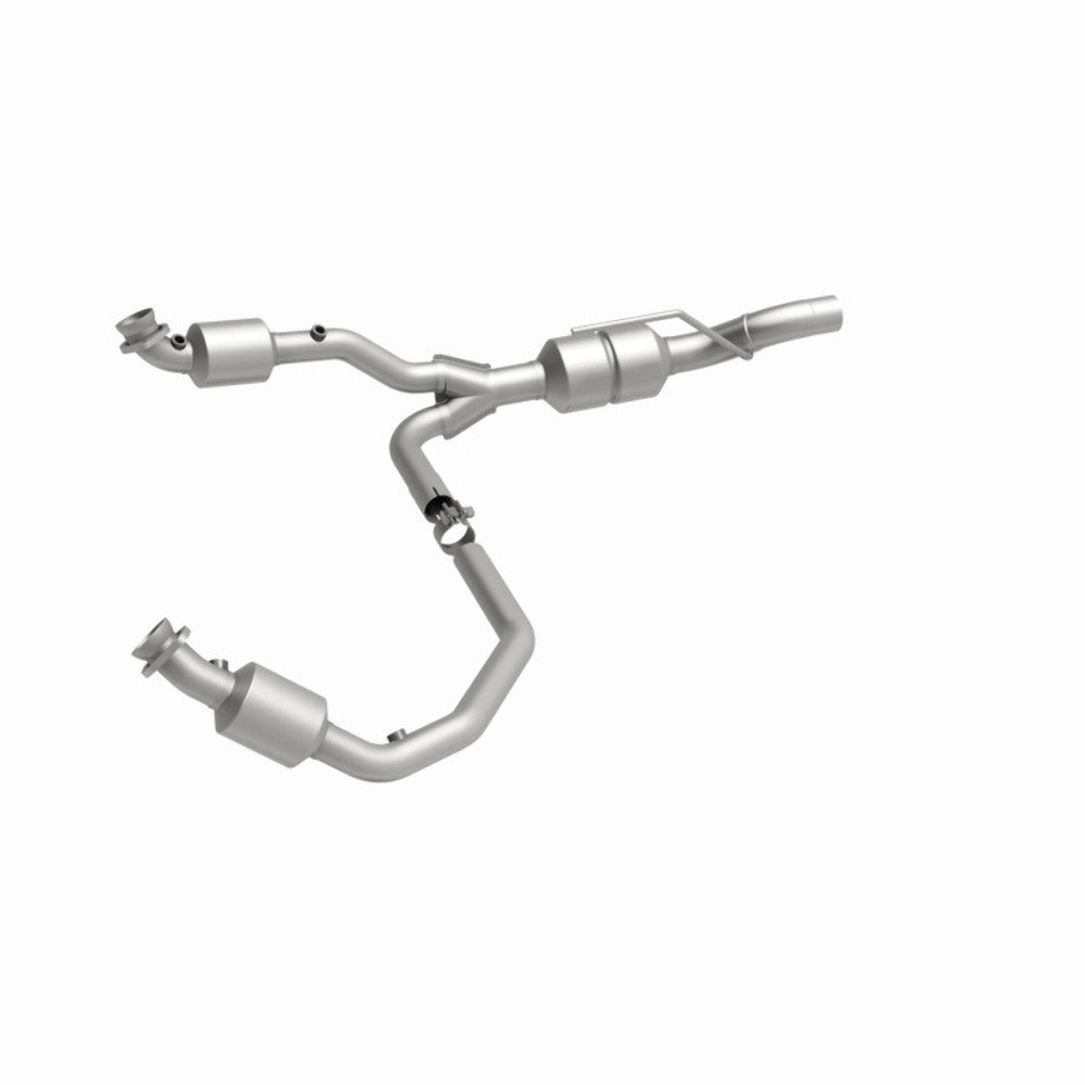 MagnaFlow direct-fit catalytic converter fits 2001-2002 Dodge Ram 3500 Van, Dodge Ram 2500 Van, and additional vehicles. Hardware is included to eliminate the hassle of working wit