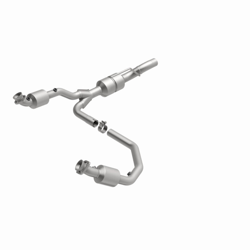 MagnaFlow direct-fit catalytic converter fits 2001-2002 Dodge Ram 3500 Van, Dodge Ram 2500 Van, and additional vehicles. Hardware is included to eliminate the hassle of working wit