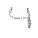 MagnaFlow direct-fit catalytic converter fits 2001-2002 Dodge Ram 3500 Van, Dodge Ram 2500 Van, and additional vehicles. Hardware is included to eliminate the hassle of working wit