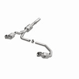 MagnaFlow direct-fit catalytic converter fits 2001-2002 Dodge Ram 3500 Van, Dodge Ram 2500 Van, and additional vehicles. Hardware is included to eliminate the hassle of working wit