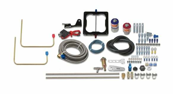 NOS nitrous oxide injection system kit 10 lb blue wet plate solenoid 02002NOS