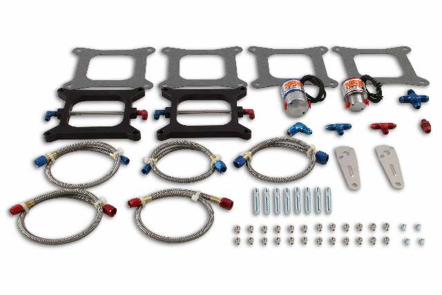 NOS pro shot fogger upgrade kit cheaternitrous system; 4150 flange 2 wet plate dual stage solenoid 02021NOS
