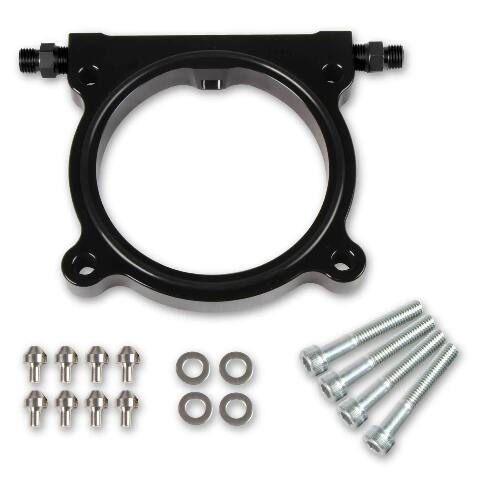 NOS plate wet nitrous system - Ford - 02125BNOS -6AN 10 lb stainless steel black 2493