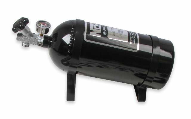 NOS plate wet nitrous system - Ford - 02125BNOS -6AN 10 lb stainless steel black 2493