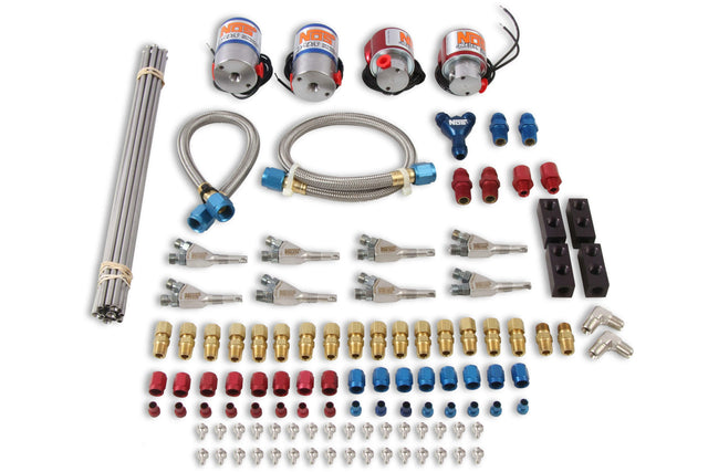 NOS custom nitrous plumbing kit pro fogger - 02462-S-JSNOS wet solenoid