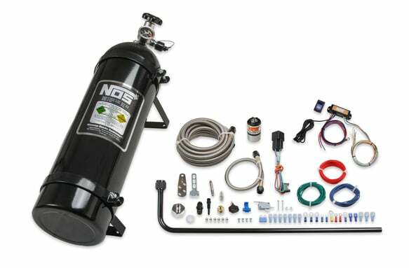 NOS diesel nitrous system w/ mini 2 stage controller - 02522BNOS 15 lb black dry solenoid 2493