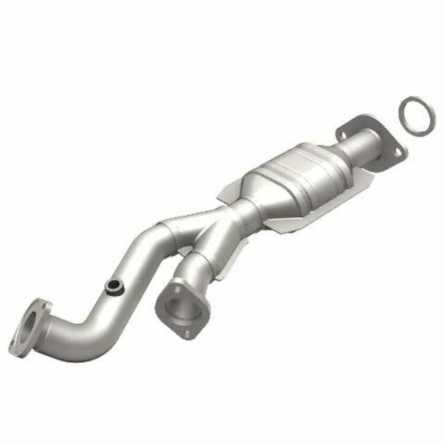 MagnaFlow direct-fit catalytic converter for 2003-2004 Toyota 4Runner 4.7 inch inlet/outlet stainless steel Federal EPA compliant OBDII 93655