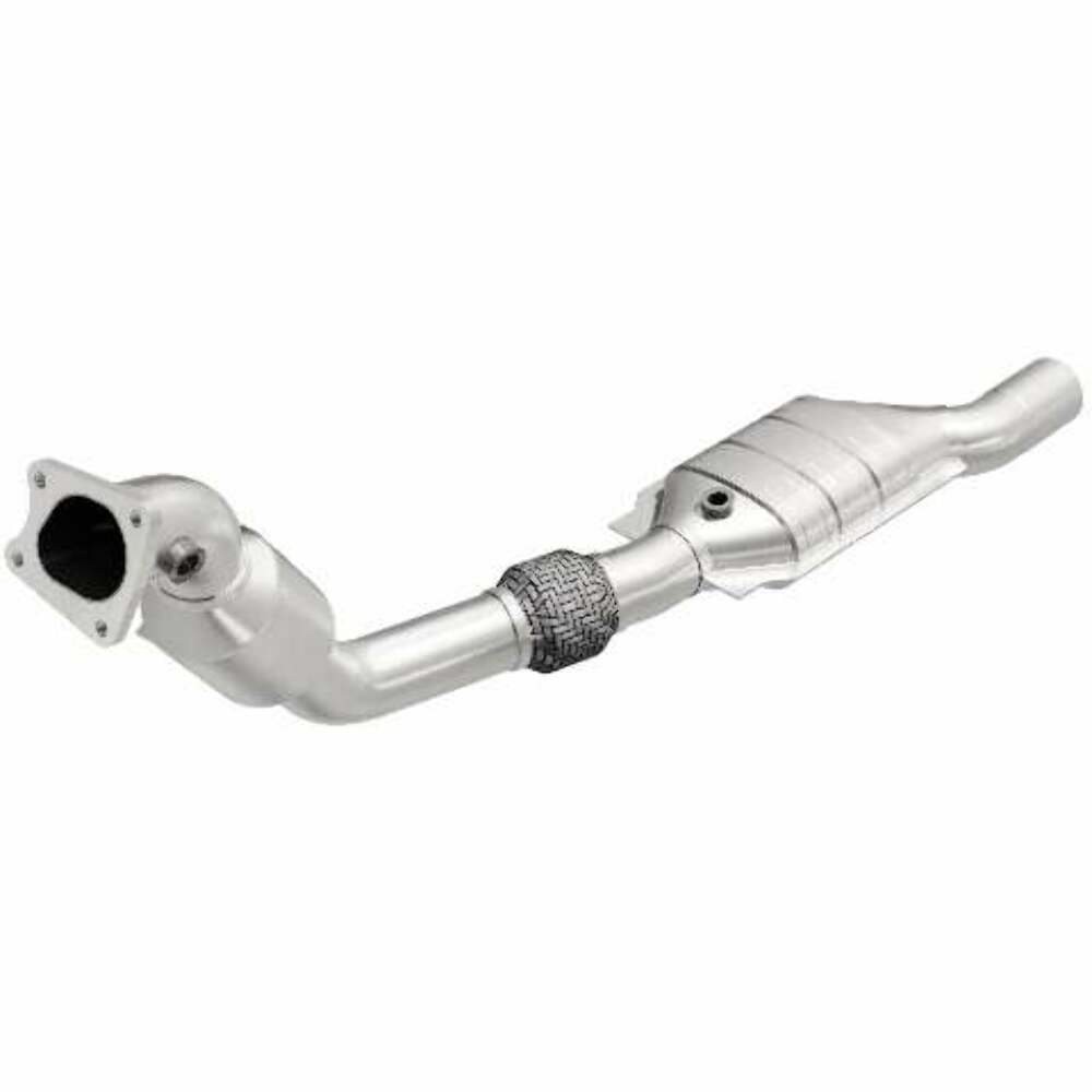 MagnaFlow direct-fit catalytic converter for 2003-2004 Audi 4.2L passenger side stainless steel CARB compliant OBDII 49743