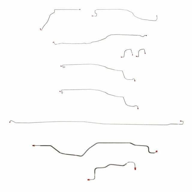 t 03-04 Chevrolet Silverado 1500 Brake Line Kit 2WD Stainless Steel Fine Lines