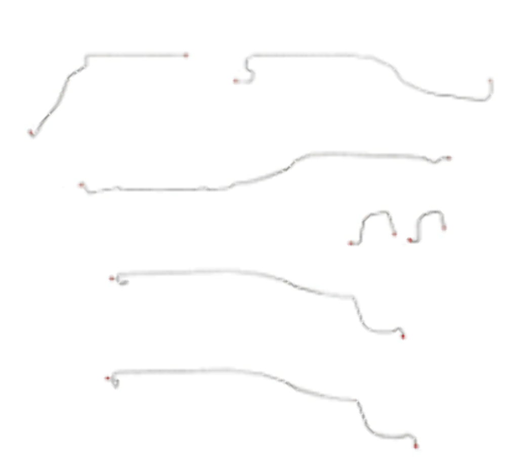 t 03-04 Chevrolet Silverado 1500 Brake Line Kit 4WD Reg Cab/Short Bed Fine Lines