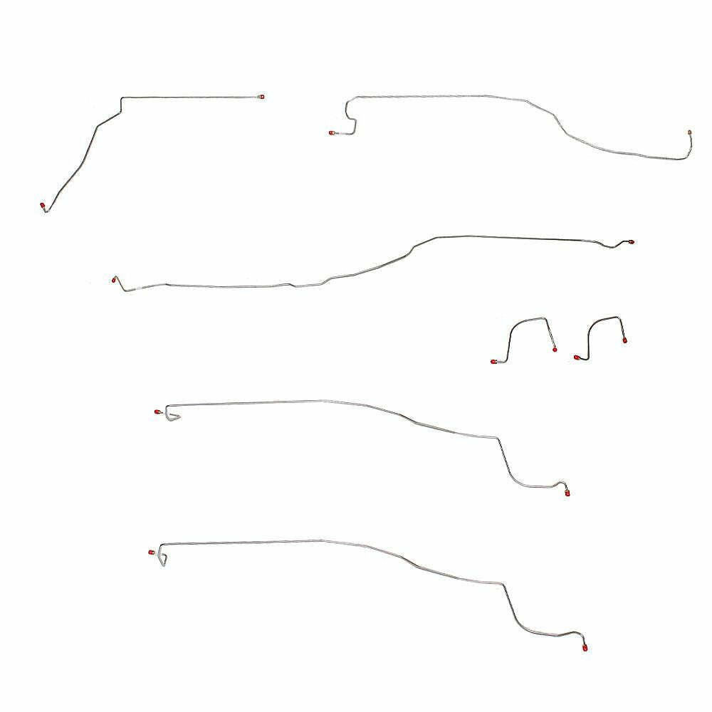 t 03-04 Chevy Silverado 1500 Brake Line & Hose Kit 4WD Reg Cab/Short Bed Fine Lines