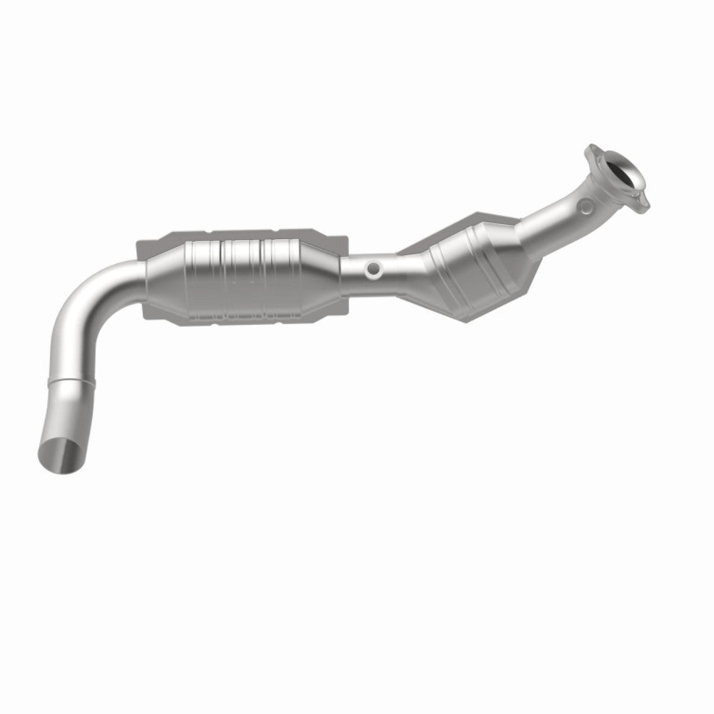 MagnaFlow direct-fit catalytic converter fits 2003-2004 Ford Expedition 4.6L and 2003-2004 Exped 4.6L driver side 4.6L driver side stainless steel CARB compliant OBDII 49605