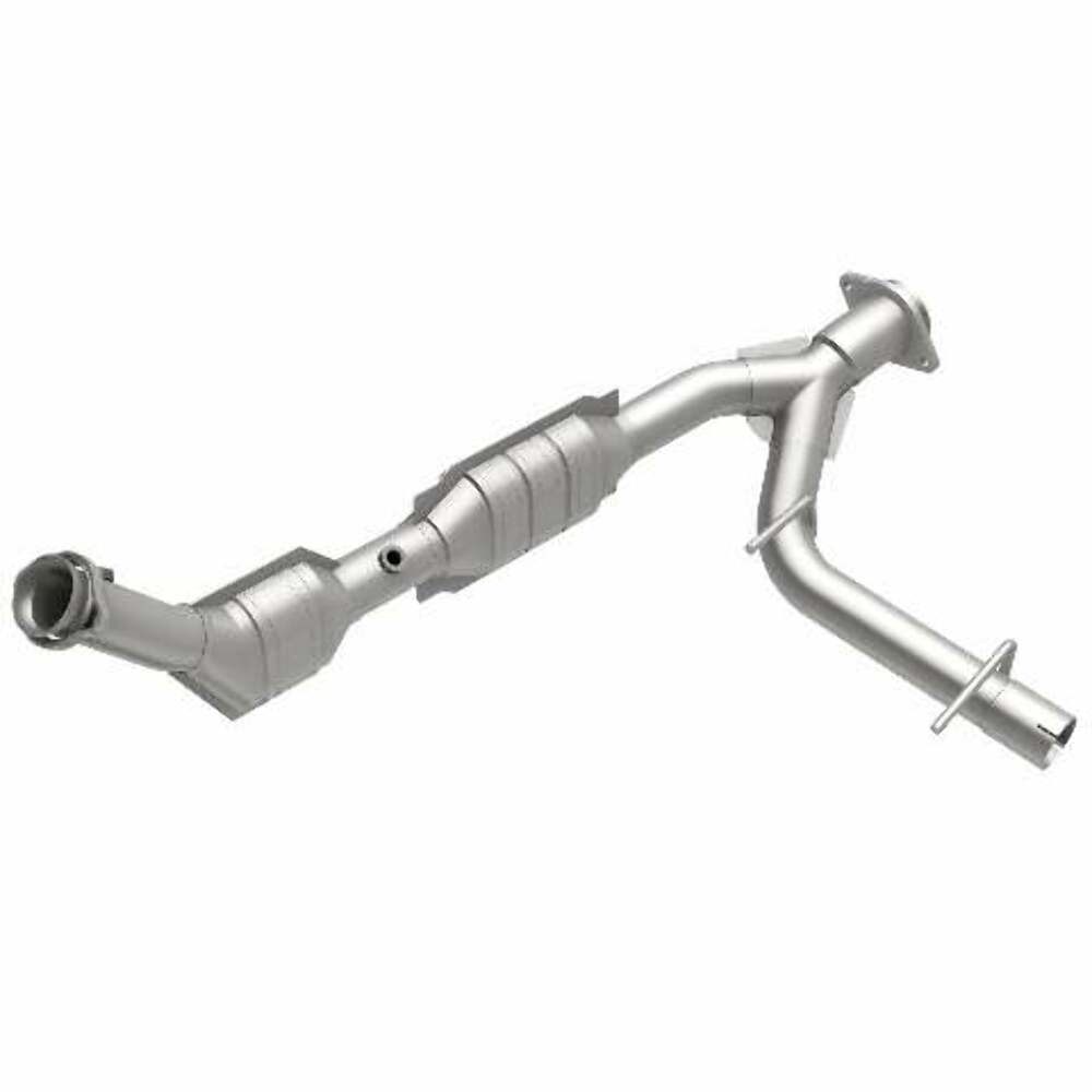 MagnaFlow direct-fit catalytic converter fits 2003-2004 Ford Expedition 4.6L and 2003-2004 Exped passenger side 4.6L passenger side stainless steel CARB compliant 458022