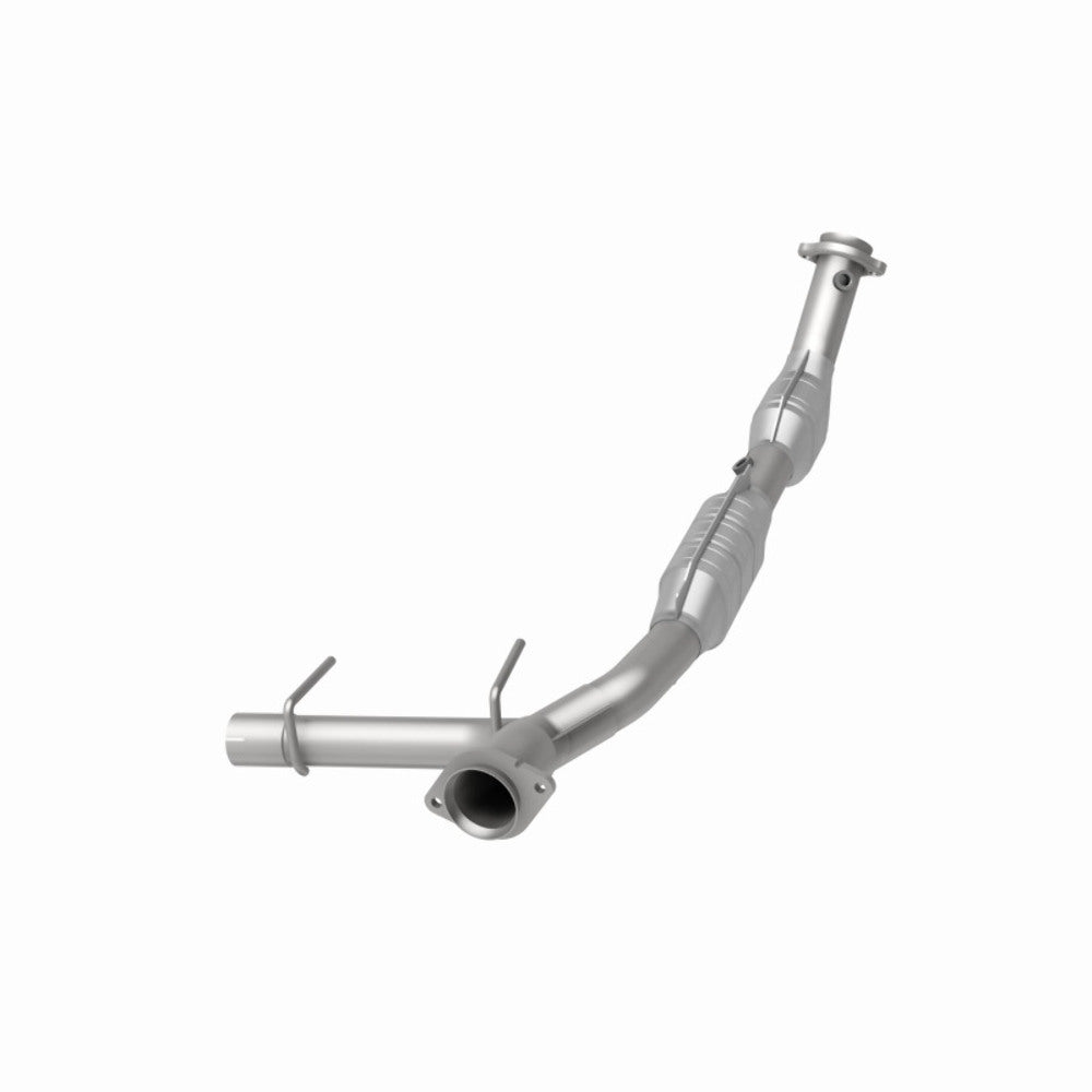 MagnaFlow direct-fit catalytic converter fits 2003-2004 Ford Expedition 4.6L and 2003-2004 Exped passenger side 4.6L passenger side stainless steel CARB compliant 458022