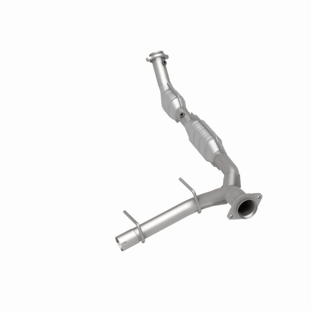 MagnaFlow direct-fit catalytic converter fits 2003-2004 Ford Expedition 4.6L and 2003-2004 Exped passenger side 4.6L passenger side stainless steel CARB compliant 458022