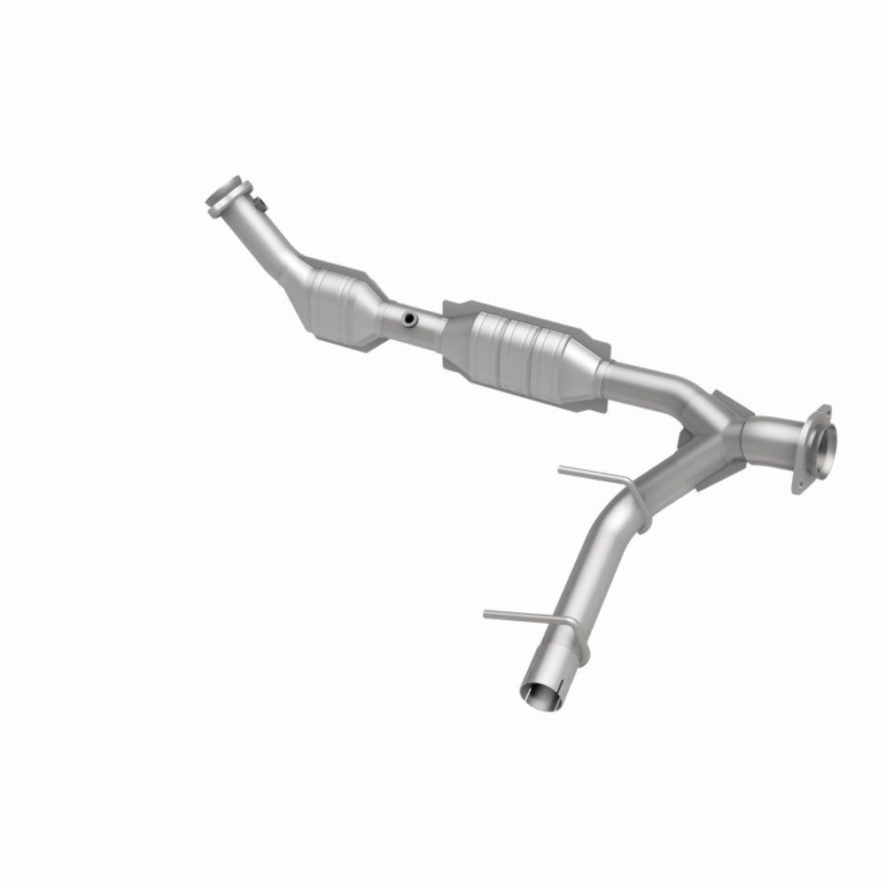 MagnaFlow direct-fit catalytic converter fits 2003-2004 Ford Expedition 4.6L and 2003-2004 Exped passenger side 4.6L passenger side stainless steel CARB compliant 458022