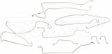 Brake Line Kit for 03-04 GM 1500 Ext/Crew Cab/ Non HD 4WD short bed stainless steel