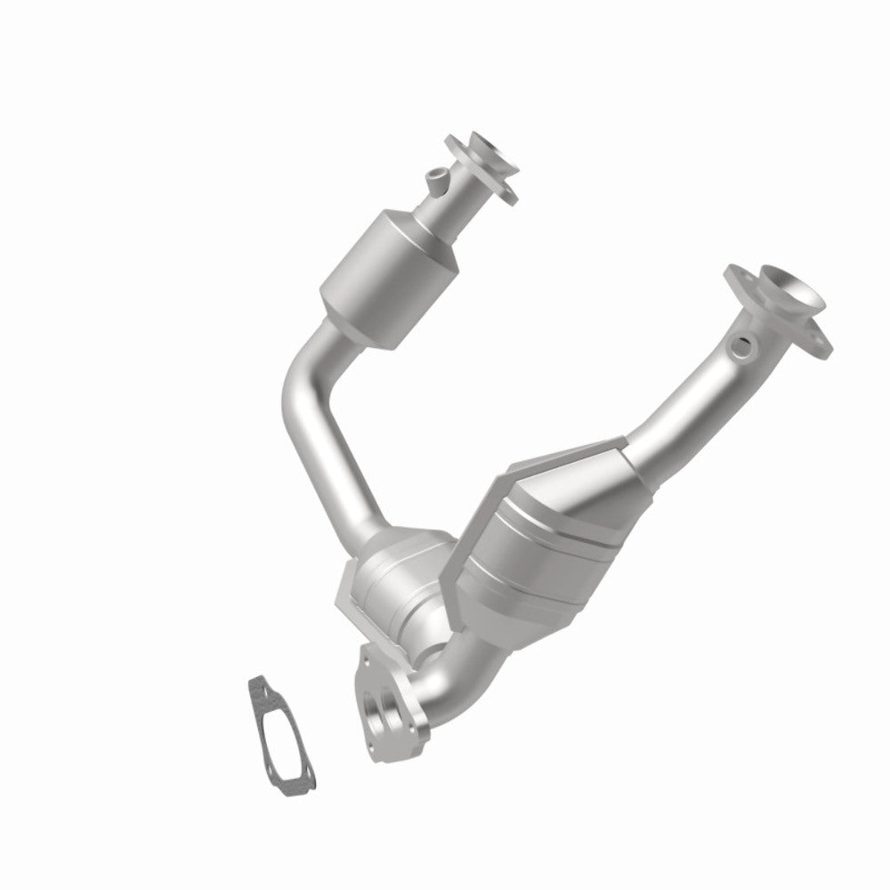 MagnaFlow direct-fit catalytic converter fits 2001-2003 Ford Ranger and Mazda B3000, this and 2003-2004 Ranger 3.0L stainless steel Federal EPA compliant OBDII 93168