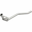 MagnaFlow direct-fit catalytic converter fits 2003-2005 Jaguar S-Type 4.2L and 2003-2005 Jaguar S-Type 4.2L passenger side 4.2L passenger side stainless steel CARB compliant OBDII 