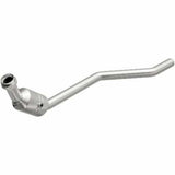 MagnaFlow direct-fit catalytic converter fits 2003-2005 Jaguar S-Type 4.2L and 2003-2005 Jaguar S-Type 4.2L passenger side 4.2L passenger side stainless steel CARB compliant OBDII 