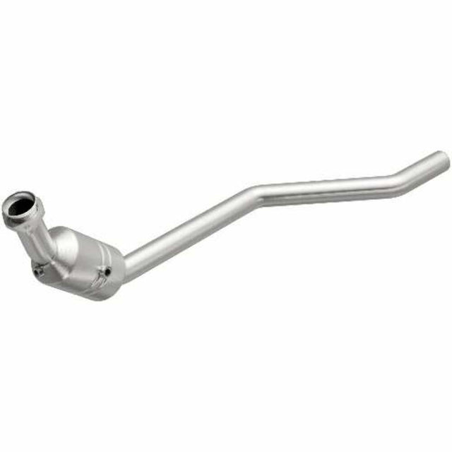 MagnaFlow direct-fit catalytic converter fits 2003-2005 Jaguar S-Type 4.2L and 2003-2005 Jaguar S-Type 4.2L passenger side 4.2L passenger side stainless steel CARB compliant OBDII 