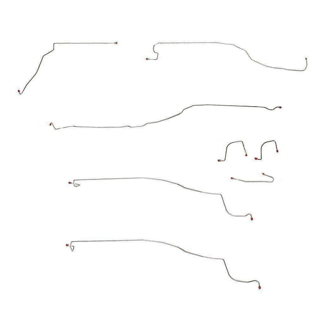 t 03-06 Chevrolet 1500 Suburban Front Brake Line Kit RWD Traction Control Fine Lines