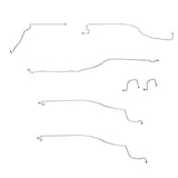 t 03-06 Chevrolet Suburban 1500 Front Brake Line Kit RWD Stainless Steel Fine Lines