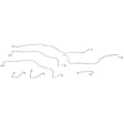 Front Brake Line Kit for 2013 03-06 Chevy Suburban ABS stainless steel