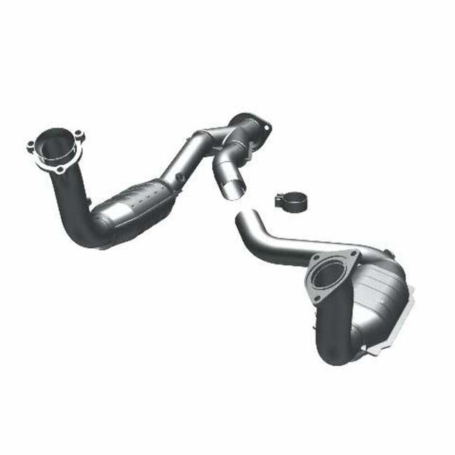 MagnaFlow direct-fit catalytic converter for 2003-2006 Chevy 5.3 inch inlet/outlet stainless steel CARB compliant 49580