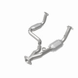 MagnaFlow direct-fit catalytic converter for 2003-2006 Chevy 5.3 inch inlet/outlet stainless steel CARB compliant 49580