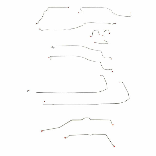 t 03-06 Escalade 2WD Traction Control Brake Line Set S/S Fine Lines CBK0123SS Fine Lines