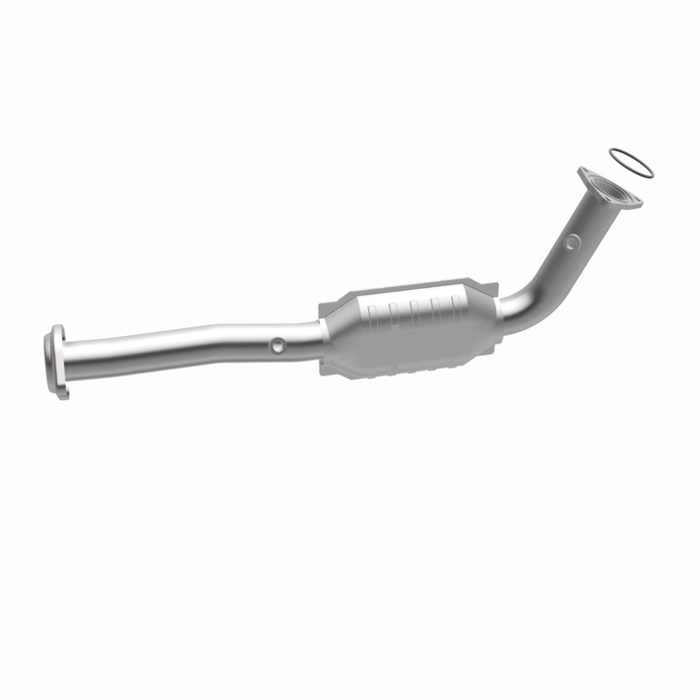 MagnaFlow direct-fit catalytic converter fits 2003-2006 Hummer H2 6.0L and 2003-2006 Hummer H2 6.0L passenger side 6.0L passenger side stainless steel CARB compliant OBDII 51200