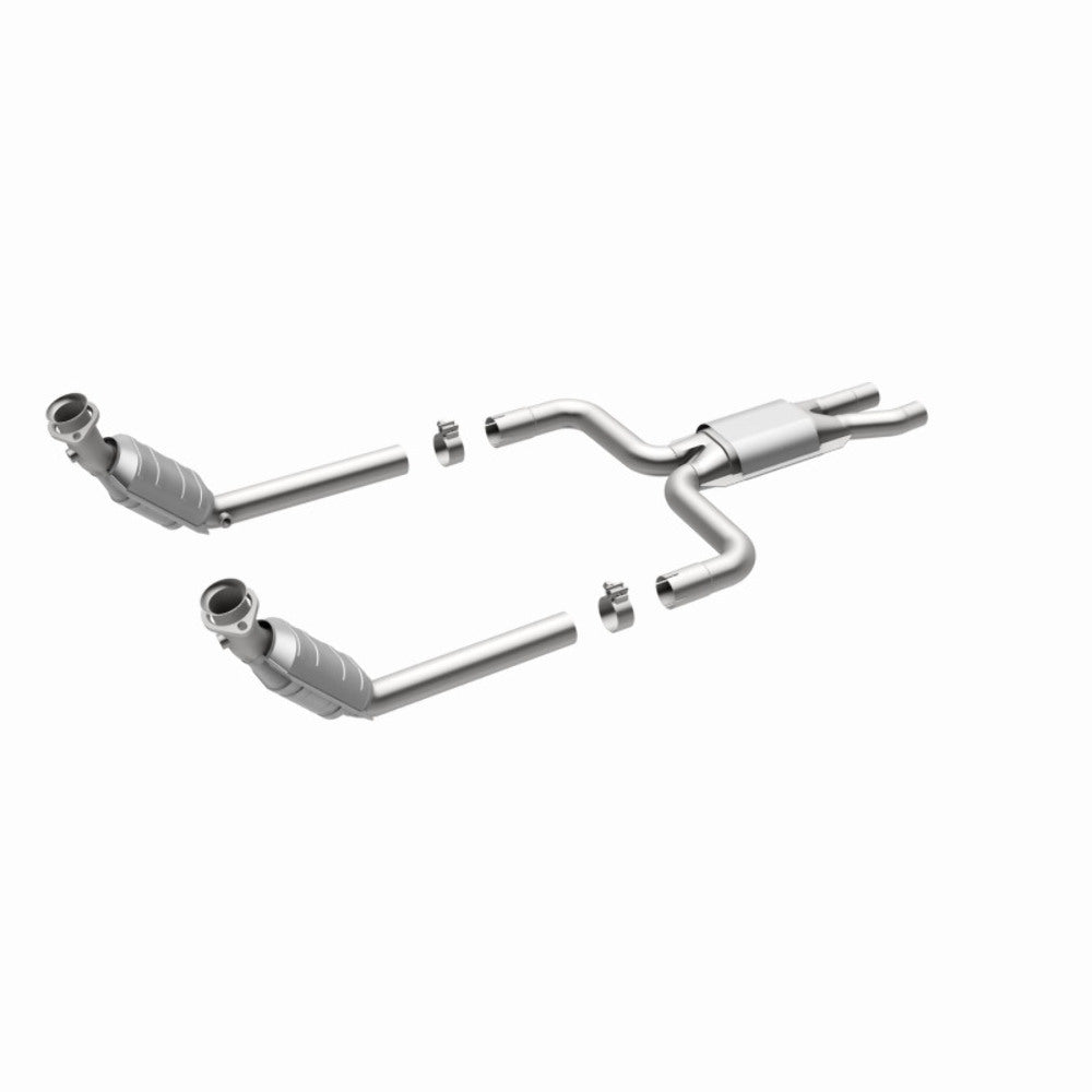 MagnaFlow direct-fit catalytic converter fits 2004-2005 Ford Thunderbird 3.9L and 2004-2006 Lincoln LS 3.9L stainless steel Federal EPA compliant OBDII 23936