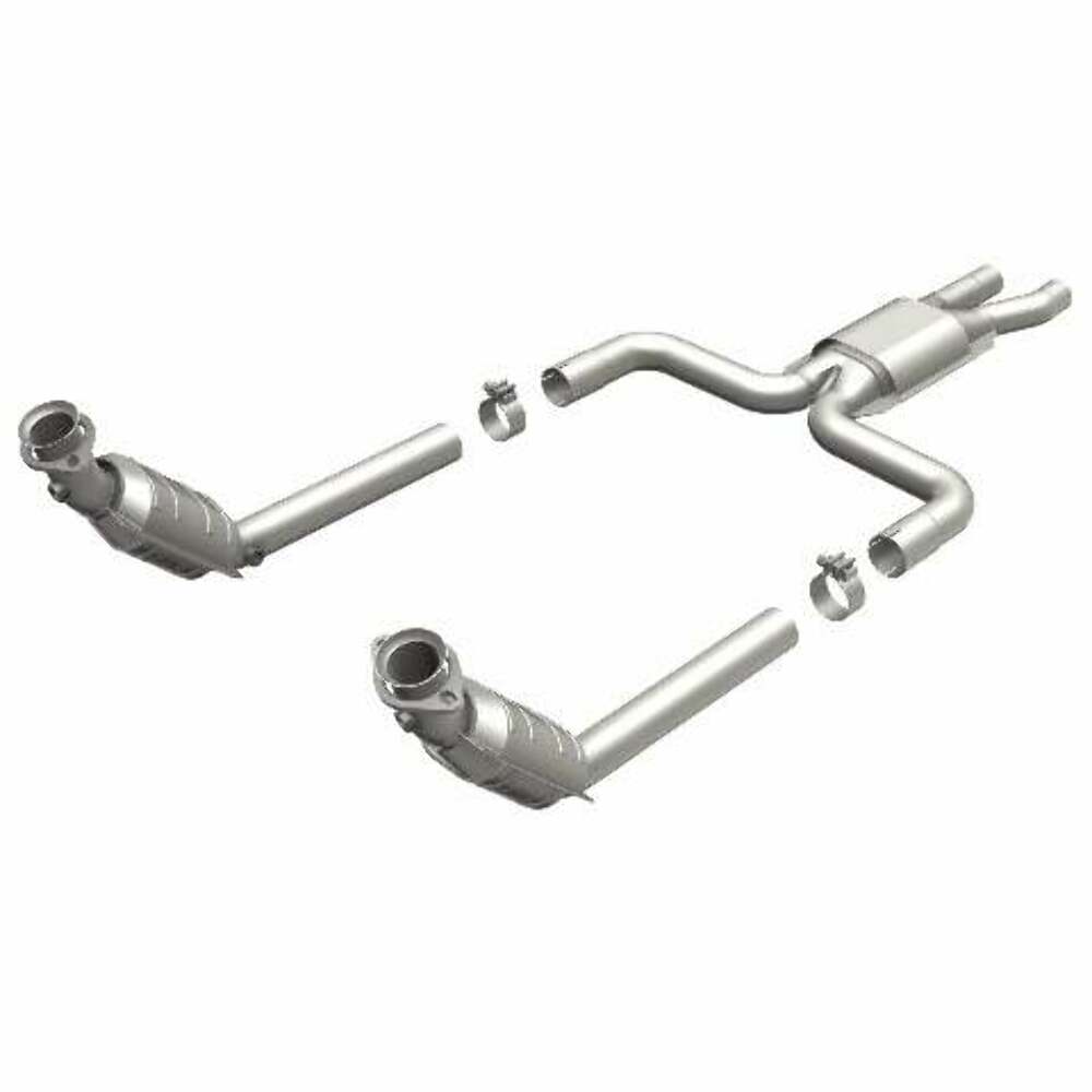 MagnaFlow direct-fit catalytic converter fits 2004-2005 Ford Thunderbird 3.9L and 2004-2006 Lincoln LS 3.9L stainless steel CARB compliant OBDII 51906